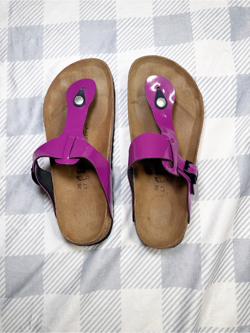 Like New Betulah Birkenstock Gizeh Sandals Sz 7